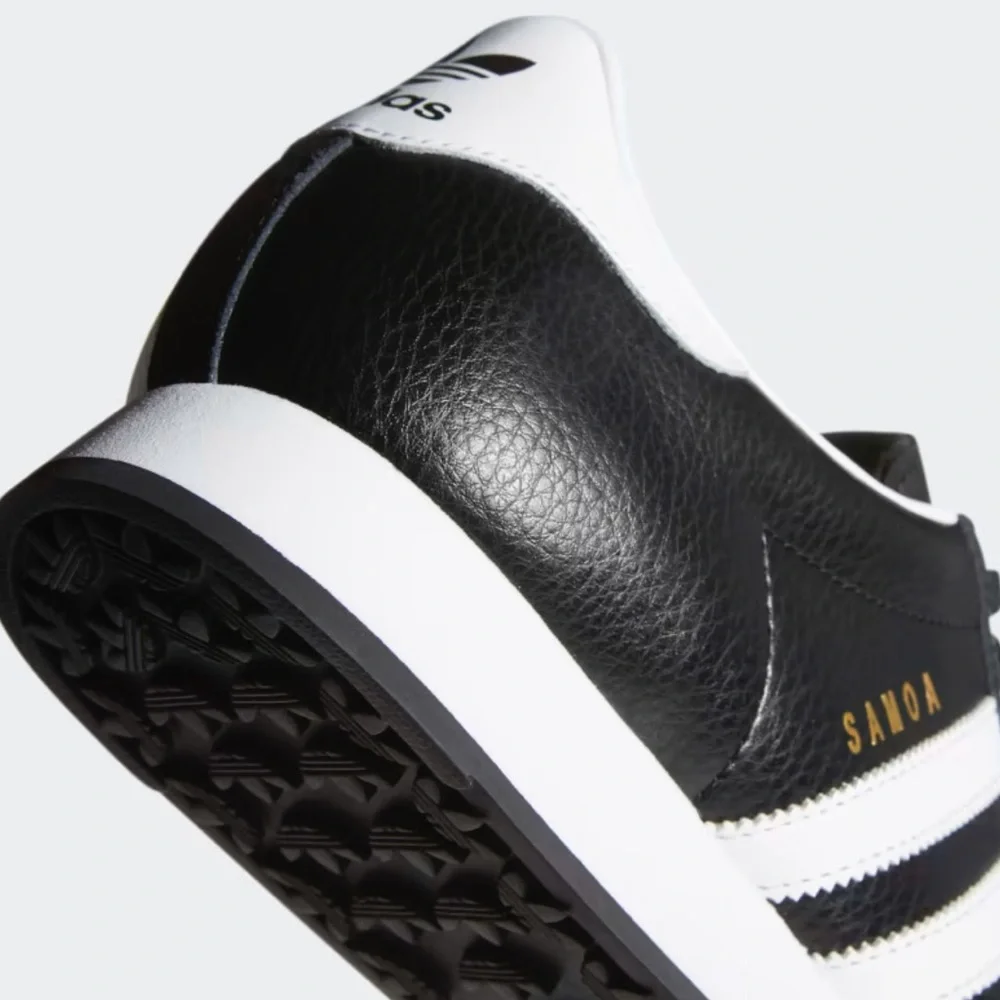 NIB Adidas Samoa Sneakers, Black/White, Men’s 7 - Picture 16 of 16